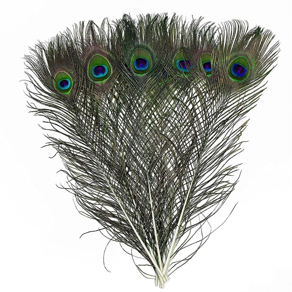 Wedding Decorations Feather Boas Colorful Feathers Natural Peacock Feathers Flower Arrangement