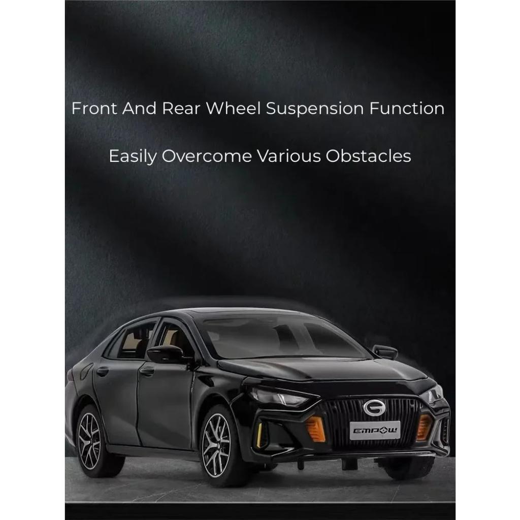 1/24 GAC Motor Trumpchi EMPOW YINGBAO сплав модель игрушечного автомобиля литые металлические литьевые звуковые и световые игрушки для детей транспортное средство
