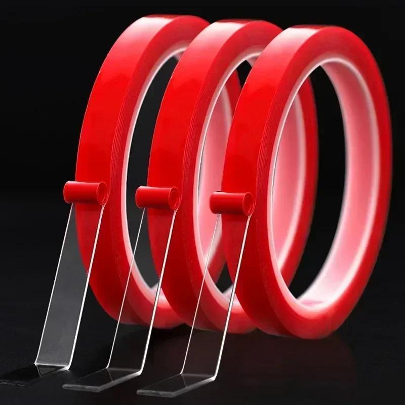 Новый Двусторонний Скотч Сильная Фиксация Прозрачный Скотч Водонепроницаемый Без Следов Высокая Вязкость Самоклеящиеся Ленты Фиксированные Наклейки