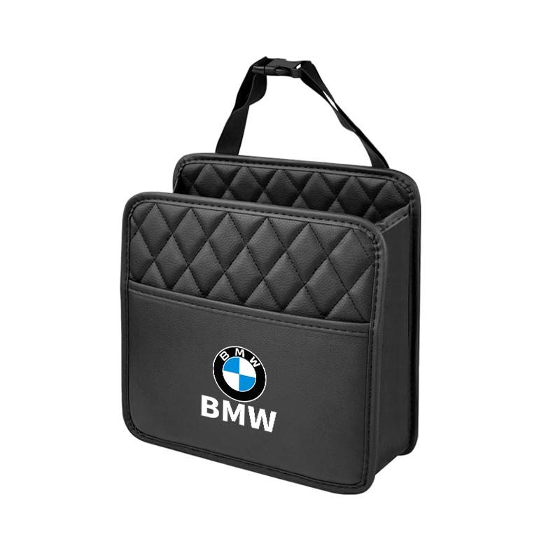 For BMW New 2025 Car Seat Back Hanging Storage Bag Tissue Water Cup Holder Auto AccessorieS For BMW X1 X2 X3 X4 X5 X6 X7 G20 G30