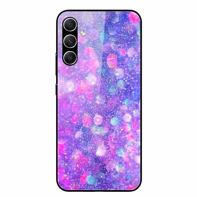 For Samsung Galaxy A16 5G Case Silicon Bumper Tempered Glass Phone Cases for Galaxy A16 4G A 16 Hard Shell Back Covers Fashion