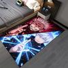 Duel of Flames and Frost Anime Style Carpet Suitable for use as an anti-slip game mat for living room and bedroom sofas