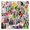 Водонепроницаемые наклейки Billie Eilish: 55 листов для журналов, бутылок для воды, ноутбуков