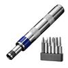 Reversible Impact Screwdriver Set Detachable Head Steel Construction For Professional Maintenance Work