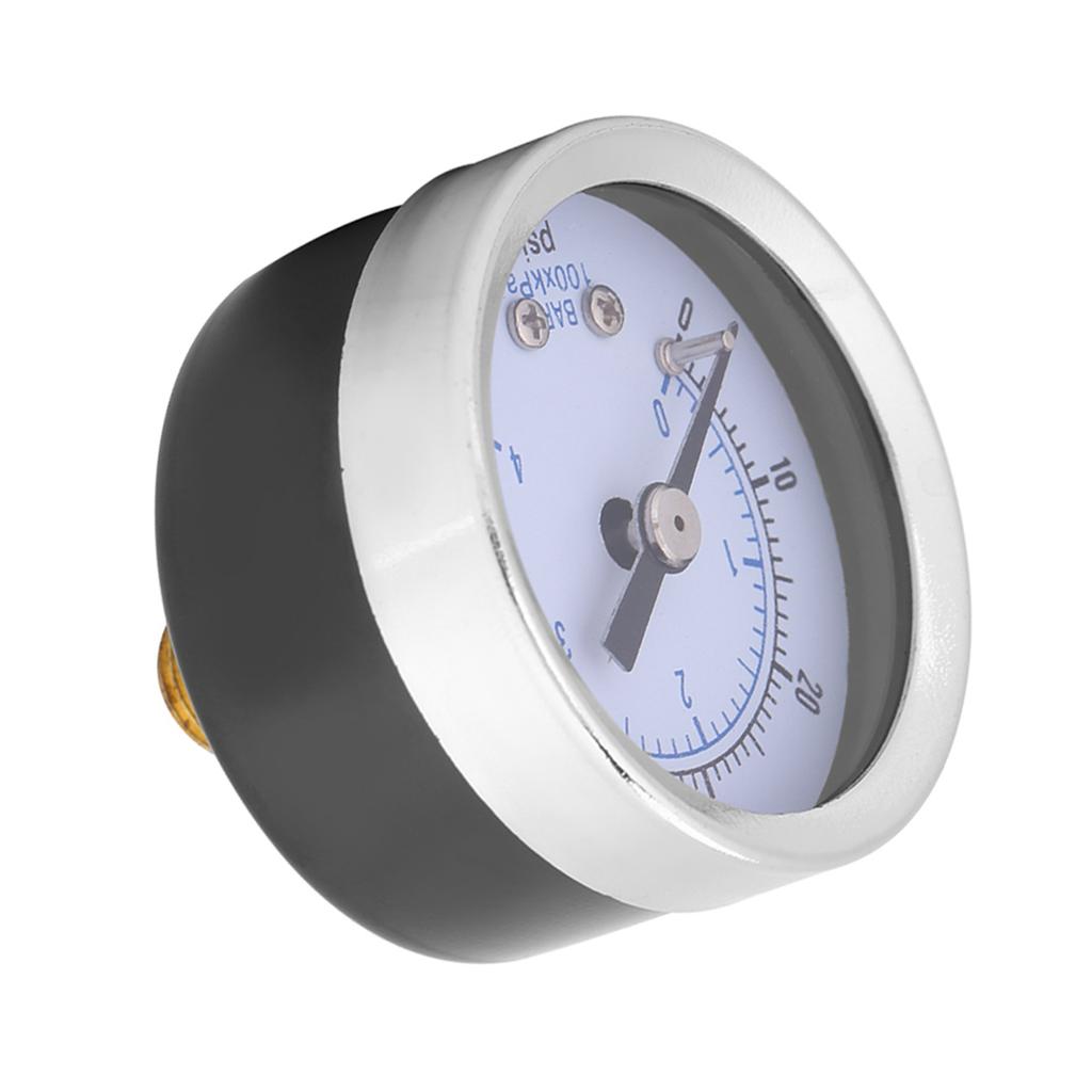 0‑60psi 0‑4bar 1 8NPT Pressure Gauge Manometer for Water Air Oil Dial Instrument