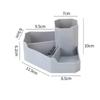 Creative New Desktop Corner Stationery Cosmetics Storage Box Four Grid Pen Lipstick Storage Box Household Stationery Holder