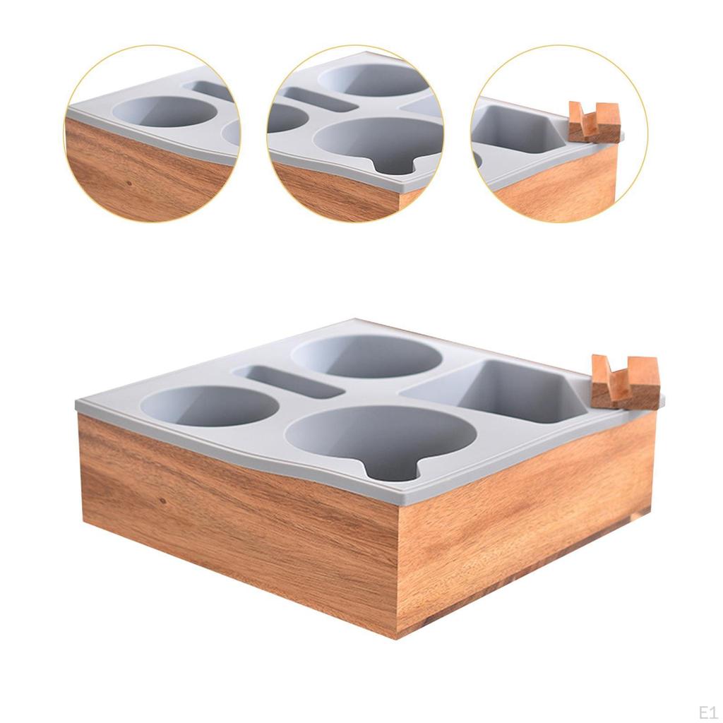 Органайзер-поднос с регулируемой подставкой для телефона для декора столешницы