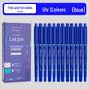 Набор двусторонних быстросохнущих маркеров - Черный, Красный, Синий - Водостойкие, Ультратонкие, Идеальны для детей и студентов