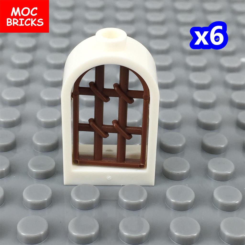MOC Кубики Городской Дом Окно 1x2x3 1x2x2 30044 60607 Образовательные Собранные Строительные Блоки Модель Архитектура Детские Игрушки