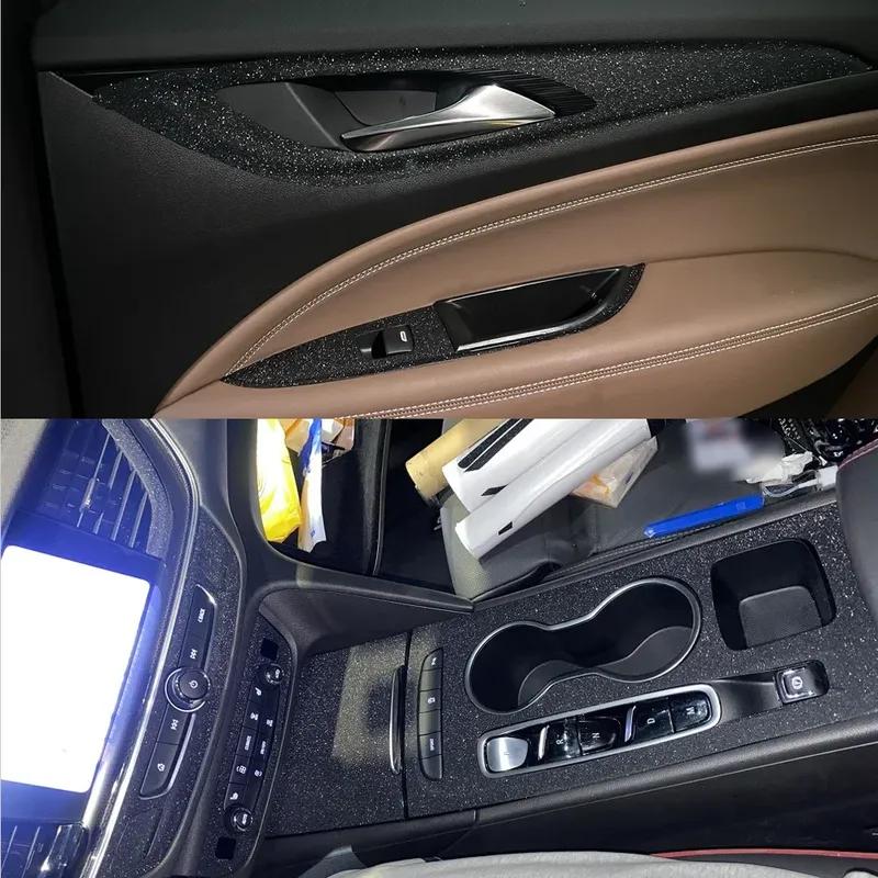 For Regal Opel ignia 2017- Interior Central Control Panel Door Handle Carbon Fiber Stickers Decals Car styling Accessorie