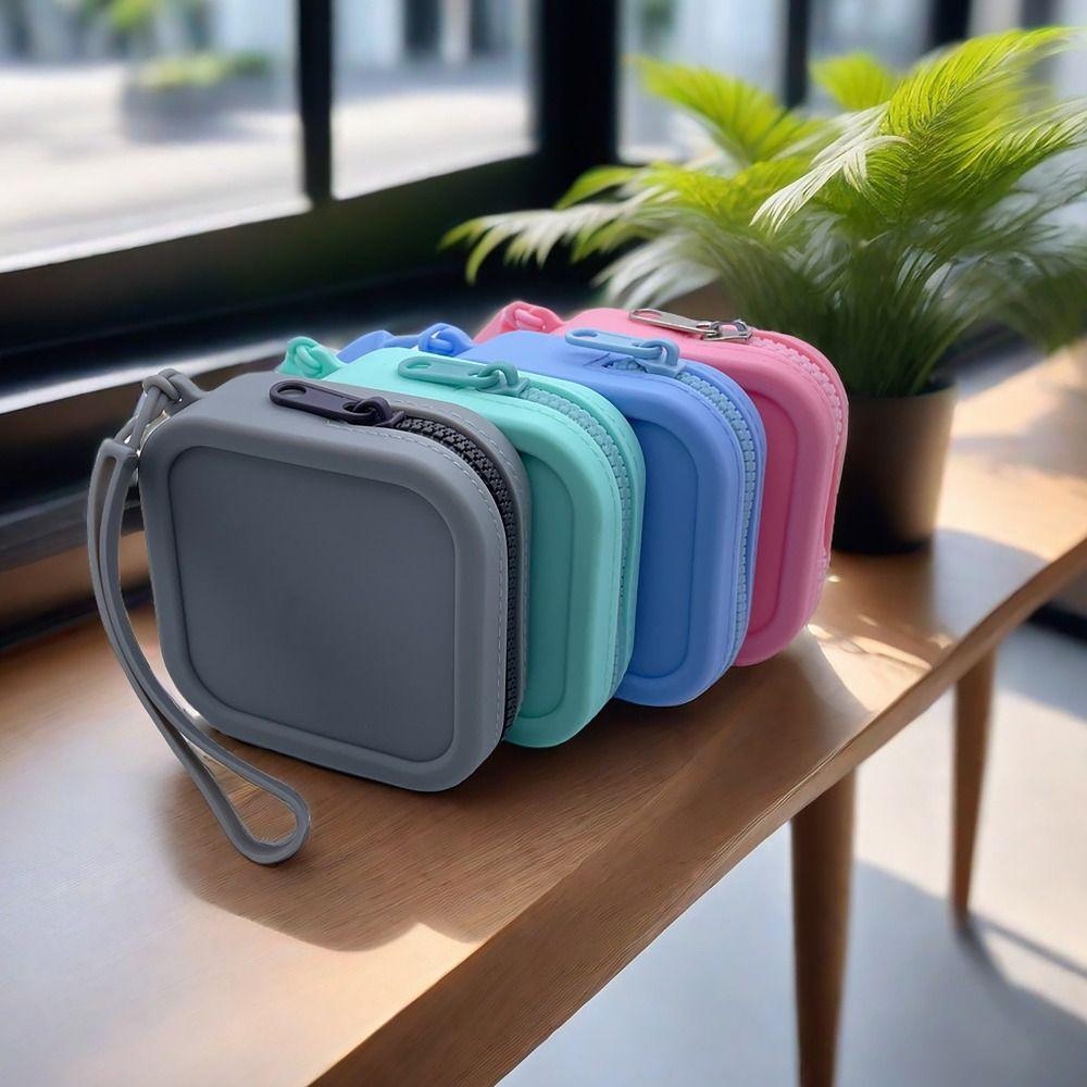 Водонепроницаемый кошелек для монет, косметичка на молнии, простая сумка для наушников, для женщин и девочек