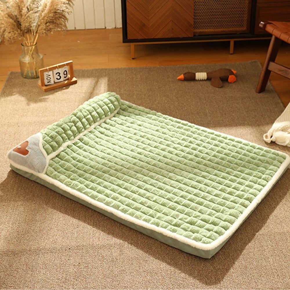 Утолщенный Теплый Коврик для Собаки Удобный Спальный Коврик Съемный Пух Кровать для Питомца Товары для Питомцев