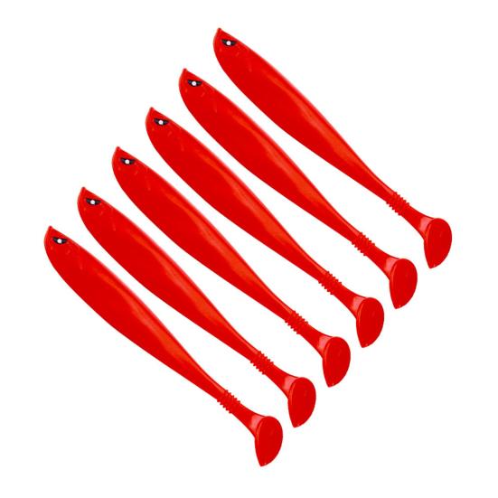 6Pcs Fishing Lure Soft Baits Set Simulation T-Tail Swimbait Professional Bionic Bait Reusable Freshwater Saltwater Artificial Bait Bass Fishing Lures