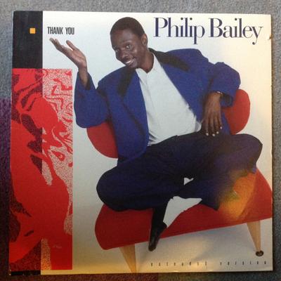 12-дюймовая пластинка PHILIP BAILEY - Спасибо (Расширенная версия) SP12205 A&M Records 1986 США Соул/Фанк Б/У