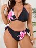 2026 Новый Европейский и Американский Сексуальный Бикини и Трехкомпонентный Женский Купальник Большого Размера с Принтом