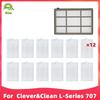 Fit For Clever and Clean L-Series 707 Robot Vacuums Roller Side Brush Hepa Filter Mop Cloths Spare Part Accessory Replacement