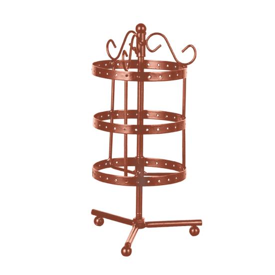 3/4 слоя вращающихся круглых серег ювелирных изделий стеллаж для выставки товаров стенд держатель дисплея