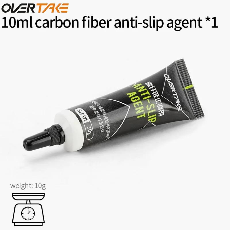 OVERTAKE Carbon Fiber Anti Slip Agent 10ml Non-slip Bicycle Grease for MTB Shimano Bike Seatpost Handlebar Stem Anti-slip Lube