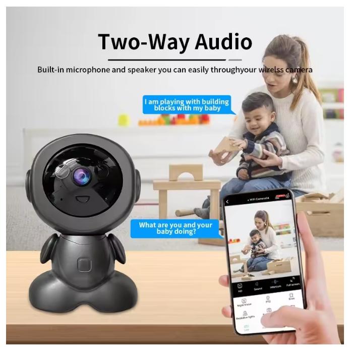 8MP Wireless WiFi Surveillance Camera Night Vision Two-way Voice Security Protection Smart Home Webcam IP Camera Baby Monito Cam