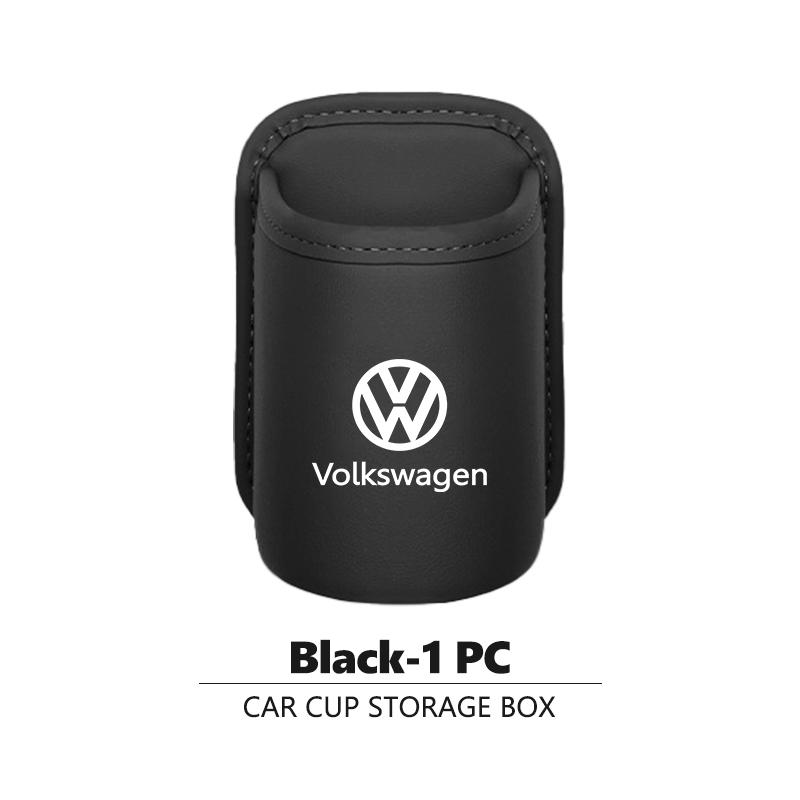 Valve Stems Caps Car Leather Side Door Cup Holder Wear-Resistant Waterproof For Volkswagen VW Golf 4 5 6 7 Polo Jetta Sagitar Ma QO9