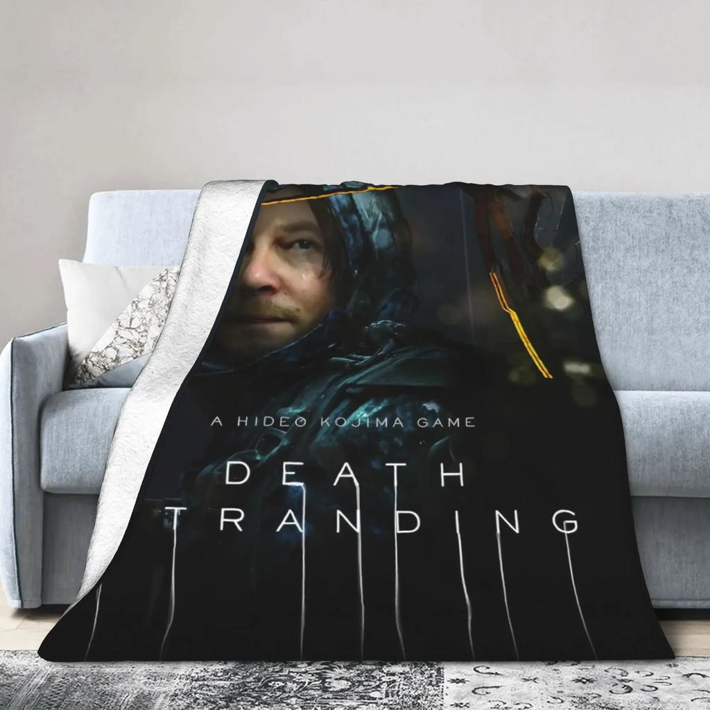 Death Stranding Plush Blanket for Kids and Adults Soft Flannel Throw Blanket for Bedroom Custom DIY Quality Bedspread Gift