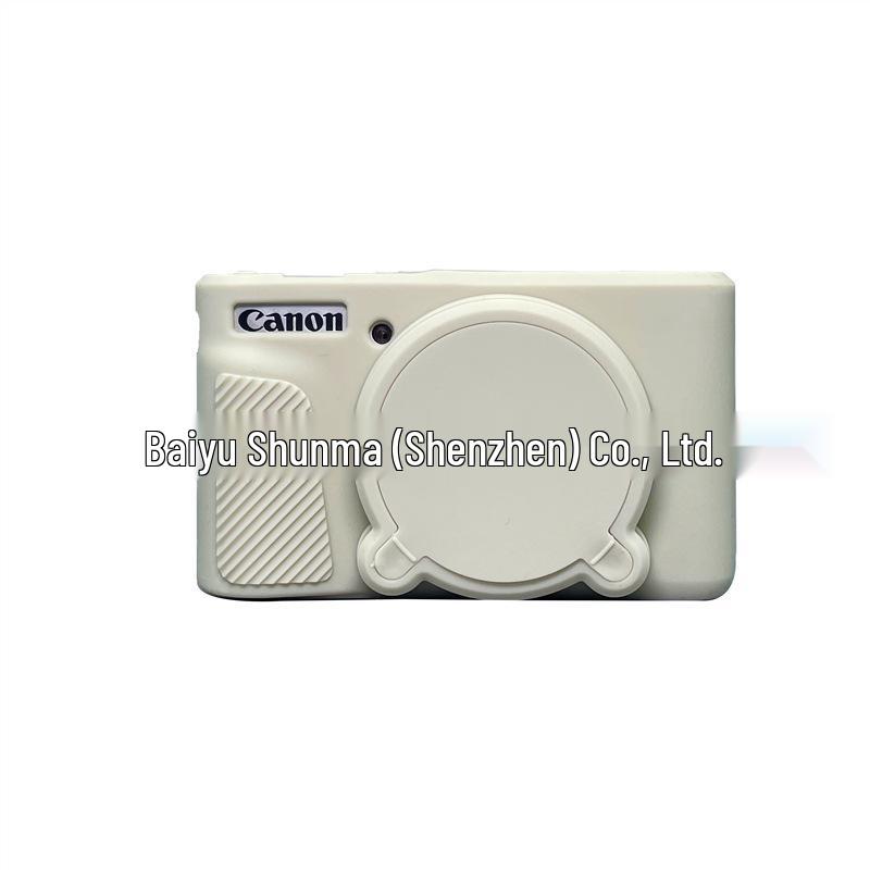 Силиконовый защитный чехол для Canon SX730/740HS - Мягкая, противоударная резиновая подкладка