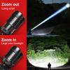 8000LM Powerful Headlamp White/Warm Light Double Wick Led Head Flashlight Long Range Headlight 18650 Rechargeable Head Lantern