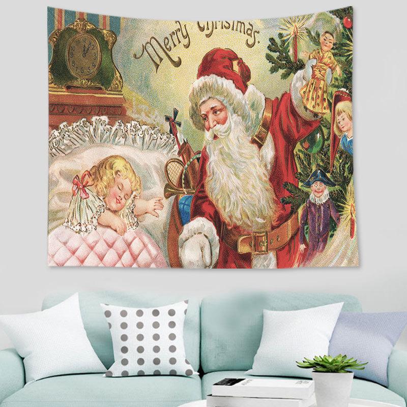 Christmas Hot Selling Tapestry Background Cloth Room Bedside Wall Cloth Wall Decoration Tapestry