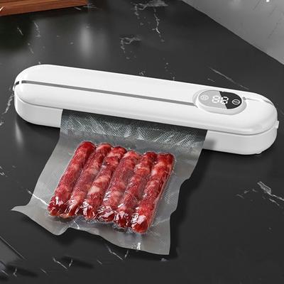Электрический вакуумный упаковщик для упаковки продуктов питания, автоматическая вакуумная герметизация продуктов питания, в том числе 10 пакетов Food Saver