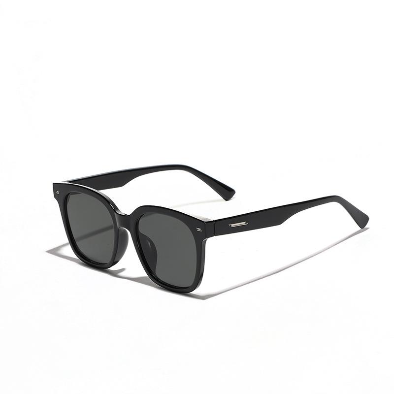 Квадратная большая оправа Hip-Hop Rivet Glasses Frame солнцезащитные очки мужские, популярные солнцезащитные очки женские