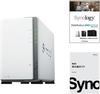 Комплект Synology NAS 2 отсека Оснащен Оснащен 1 ГБ Для Легкий Обрабатывается Поле Авторизованный Отечественный Поддерживается Телефонной Поддержкой DiskStation