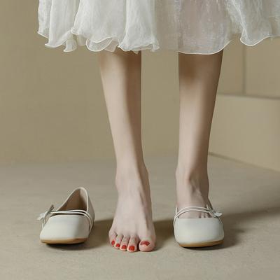 Бабушкины туфли-бини из мягкой кожи на мягкой подошве, туфли-лодочки Мэри Джейн на плоской подошве, женские сандалии-чонсам, вечерние туфли