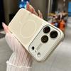 Оригинальный жидкий силикон для чехла MagSafe для iPhone 17 16 15 Pro Max 17Pro Магнитный Матовый Мягкий Ударопрочный Защитная крышка для объектива