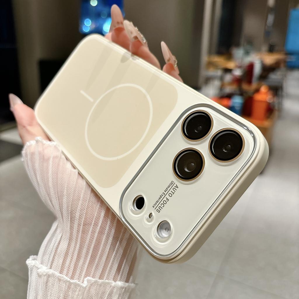 Оригинальный жидкий силикон для чехла MagSafe для iPhone 17 16 15 Pro Max 17Pro Магнитный Матовый Мягкий Ударопрочный Защитная крышка для объектива