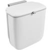 Hanging Trash Bins Kitchen Food Garbage Can with Lid Foldable Wall Mounted Trash Storage Bins Large Capacity Organizer Can