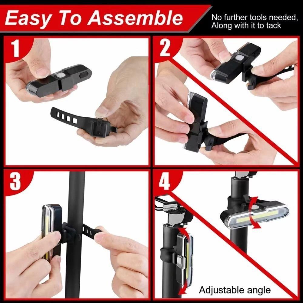 Waterproof LED Bike Lights Ultra Bright Cycling Rear Tail Light Bicycle Rear Lights Road Bike