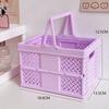 1 шт. Многофункциональная складная портативная корзина для хранения мелочей разных цветов, настольная корзина-органайзер для закусок, коробка для хранения