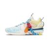 Li Ning Storm 2024 Амортизация Дышащая Поддержка Низкие Баскетбольные Кроссовки Мужские Сине-Желтые ABFU017-3(Команда523-)
