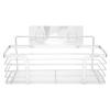 Hair Salon Basket Shelf Stainless Steel Shampoo Hair Conditioner Wall Mounted Storage Rack Organizer