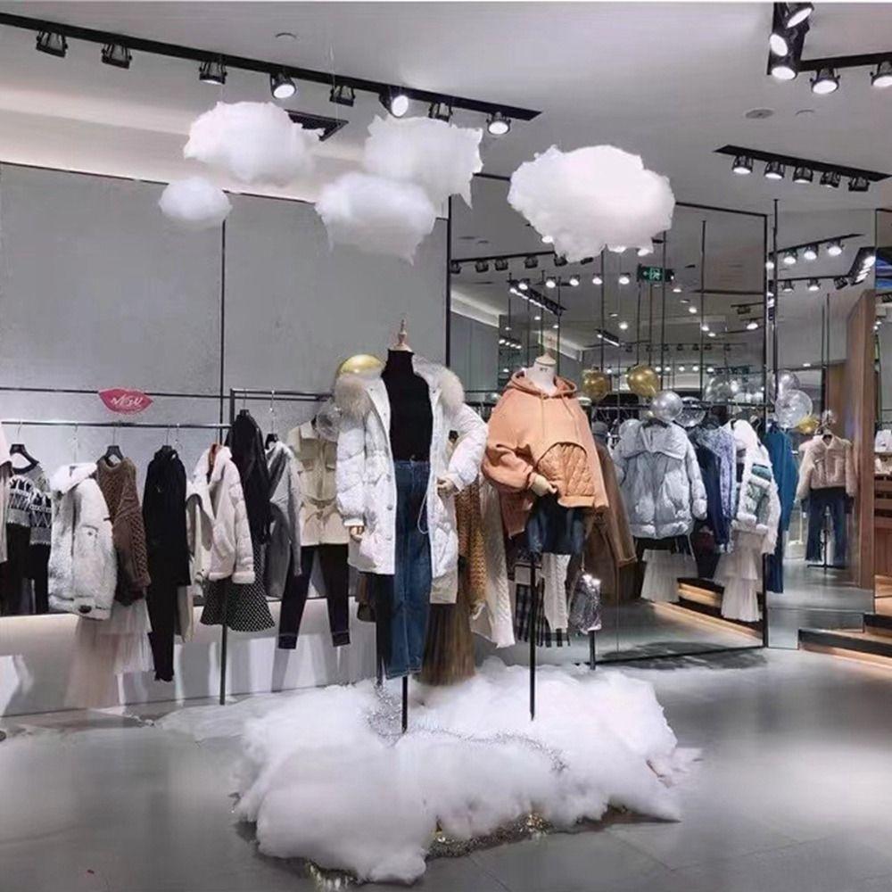 Party Backdrops Clothing Stores Cloud Ornaments Party Supplies Prop Cotton Artificial Cotton