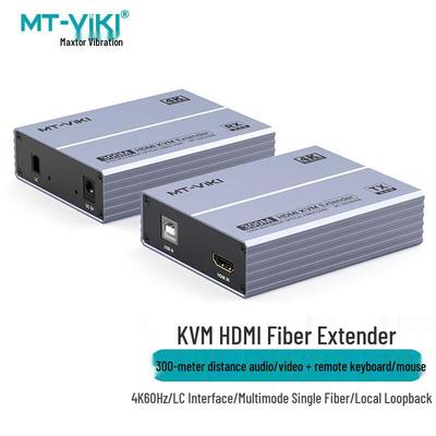 Оптический KVM-удлинитель HDMI 4K@60Hz (300m)
