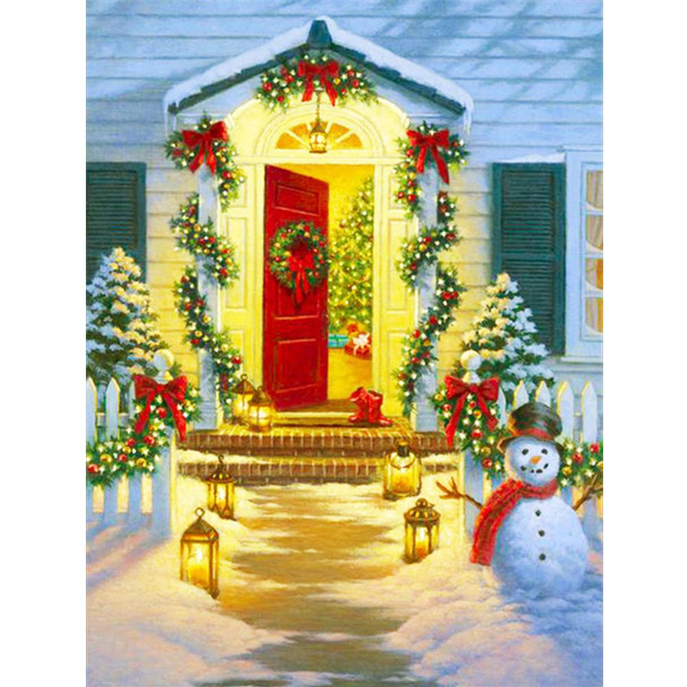 Алмазная вышивка животное алмазная живопись Рождество птица вышивка крестиком снежная мозаика зимний домашний декор новогодний подарок