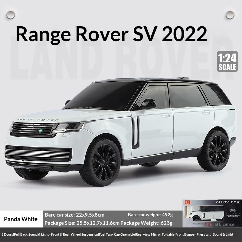 1:24 Sv2022 Suv Alloy Model Car Toy Diecasts Casting Car Toys For Children Vehicle Openable Parts 4-Wheel Suspension Ornament