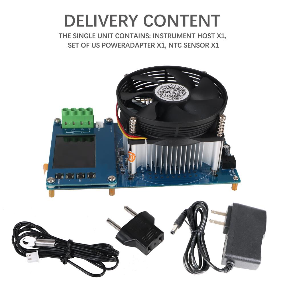 150 Вт 20 А постоянного тока с вилкой EU US Регулируемый испытательный модуль Измеритель мощности Зарядное устройство Электронная нагрузка 4-проводной тестер литиевых батарей Цифровой анализатор