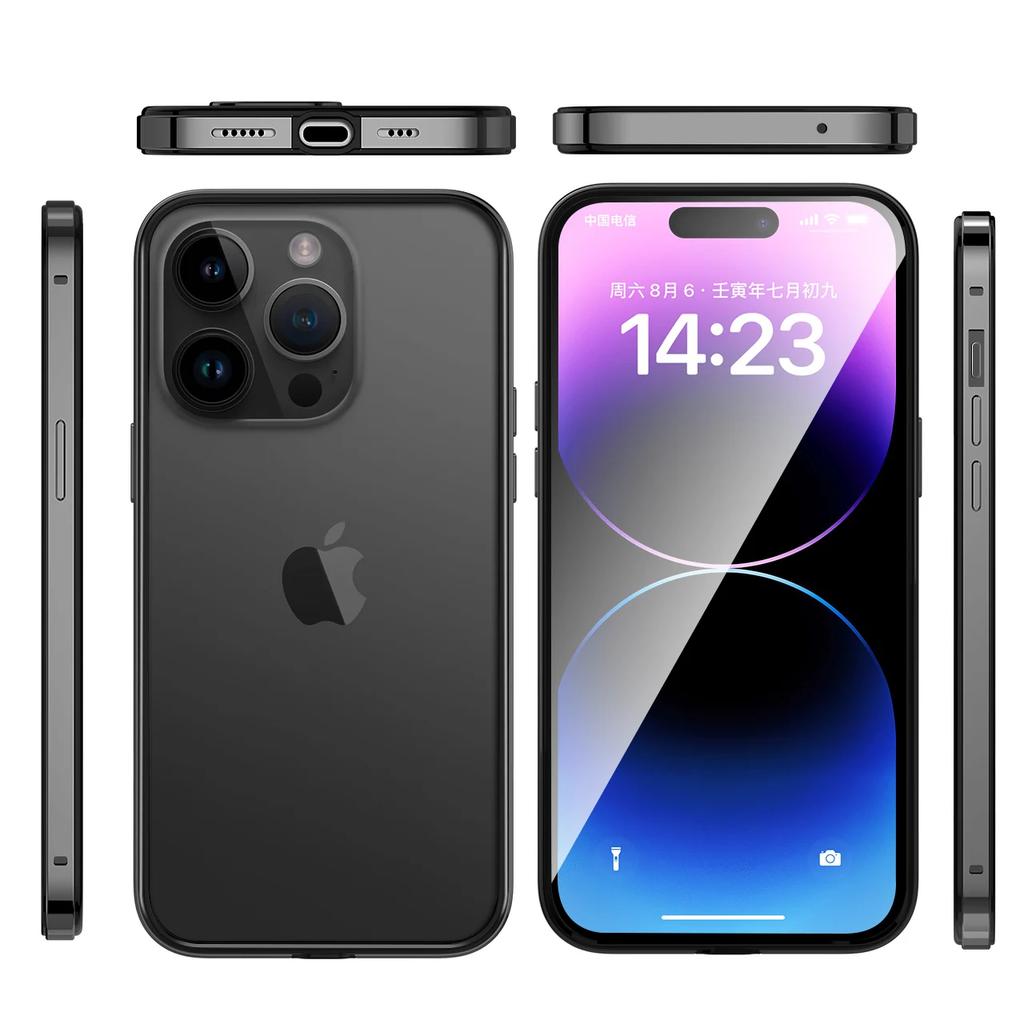 Алюминиевый Металлический Бампер Чехол Для iPhone 17 Pro Max Air 15 16 Pro Max 14 13 12 Pro Max Plus 15Plus 14Plus Аксессуары Для Телефона Чехол
