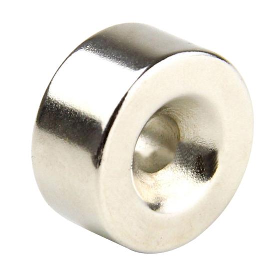 20 мм x 10 мм Редкоземельное неодимовое кольцо N35, сильное круглое магнитное кольцо с диском, отверстие 6 мм
