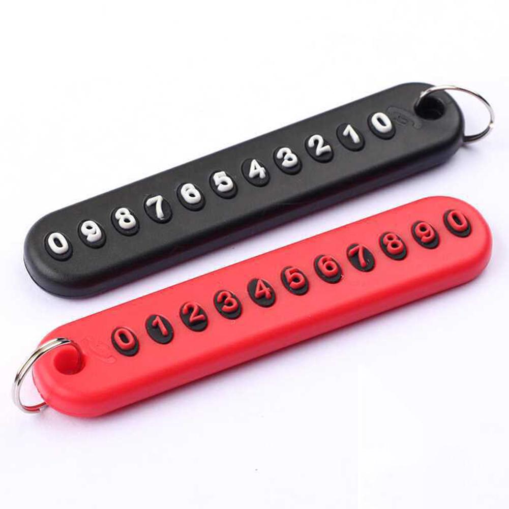 Новый DIY анти-потерянный номер телефона кулон автомобильный ключ Chian брелок сумка висит декор автомобиль орнамент
