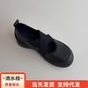 Real Soft Leather~ Retro Soft Sole Thick Sole Inner Height Increase Versatile Cross Small Single Shoes 2025 New Commuter Mary Jane Shoes