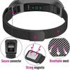 Элегантный металлический сетчатый миланский ремешок для Fitbit Alta, магнитный ремешок из нержавеющей стали