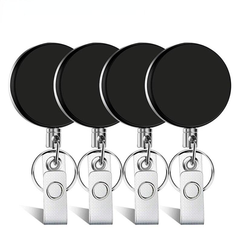 АБС-пластик, металл, выдвижная катушка для бейджа для медперсонала, рабочая карточка, ремень, нагрудный карманный зажим, брелок для ключей, ремешок для пропуска карты